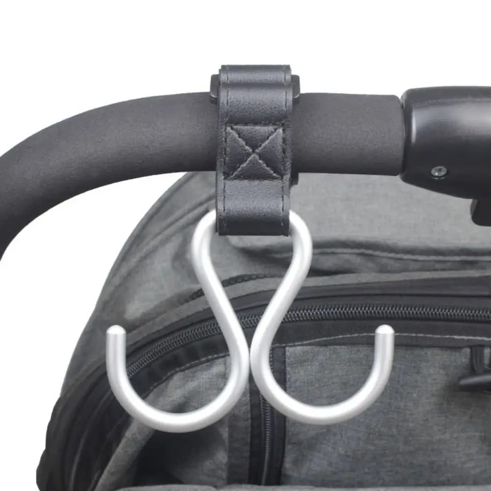 Ganci per passeggino a forma di cartone animato S Gancio doppio in PU Gancio per appendere Accessori per passeggino Accessori per passeggino in tinta unita Bicicletta