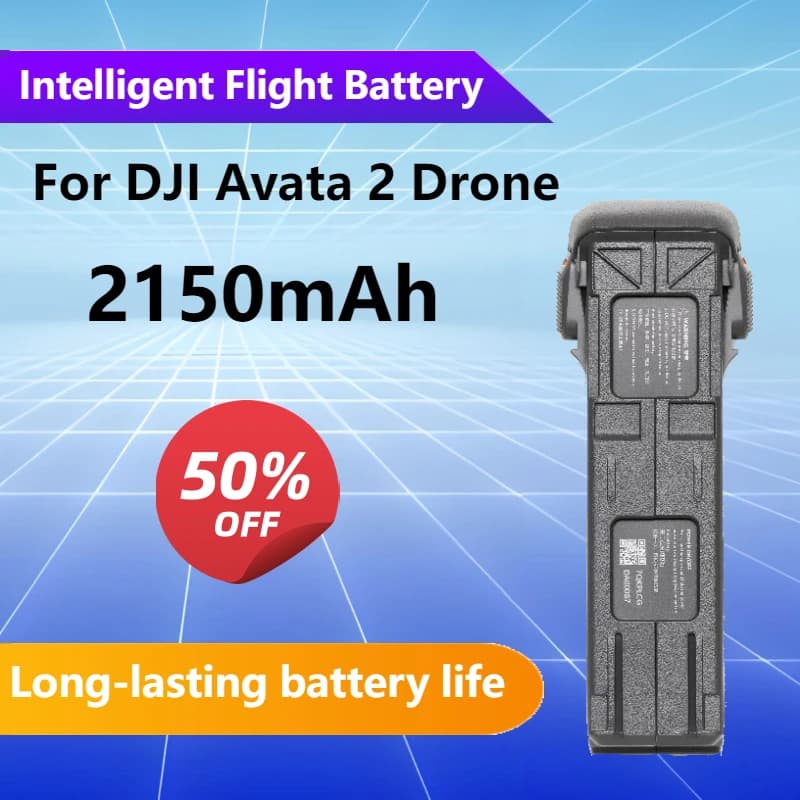 For DJI Avata 2 Drone 2150mAh Intelligent Flight Battery High Performance & Long Endurance