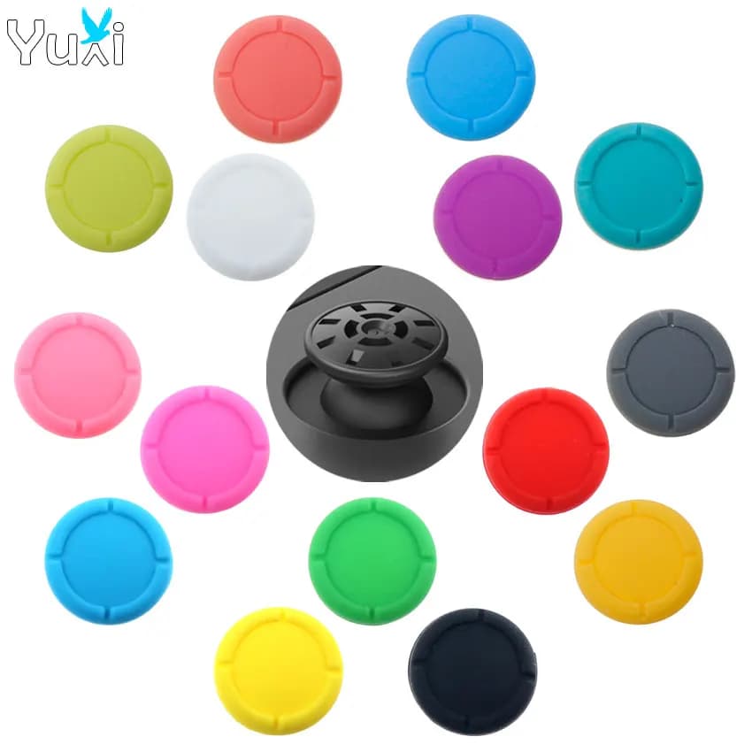 YuXi 1pc Per NS Switch Lite Joy-Con Controller Joystick Tappo In Gomma di Silicone Parte di Ricambio Thumb Stick Grip Caps Copertura