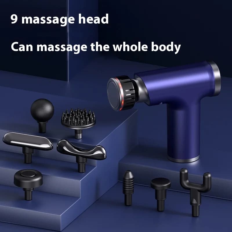 Electric massage gun with cold heat 9 marches Multifunctional band gun Use in portable gym for home Small silent palm