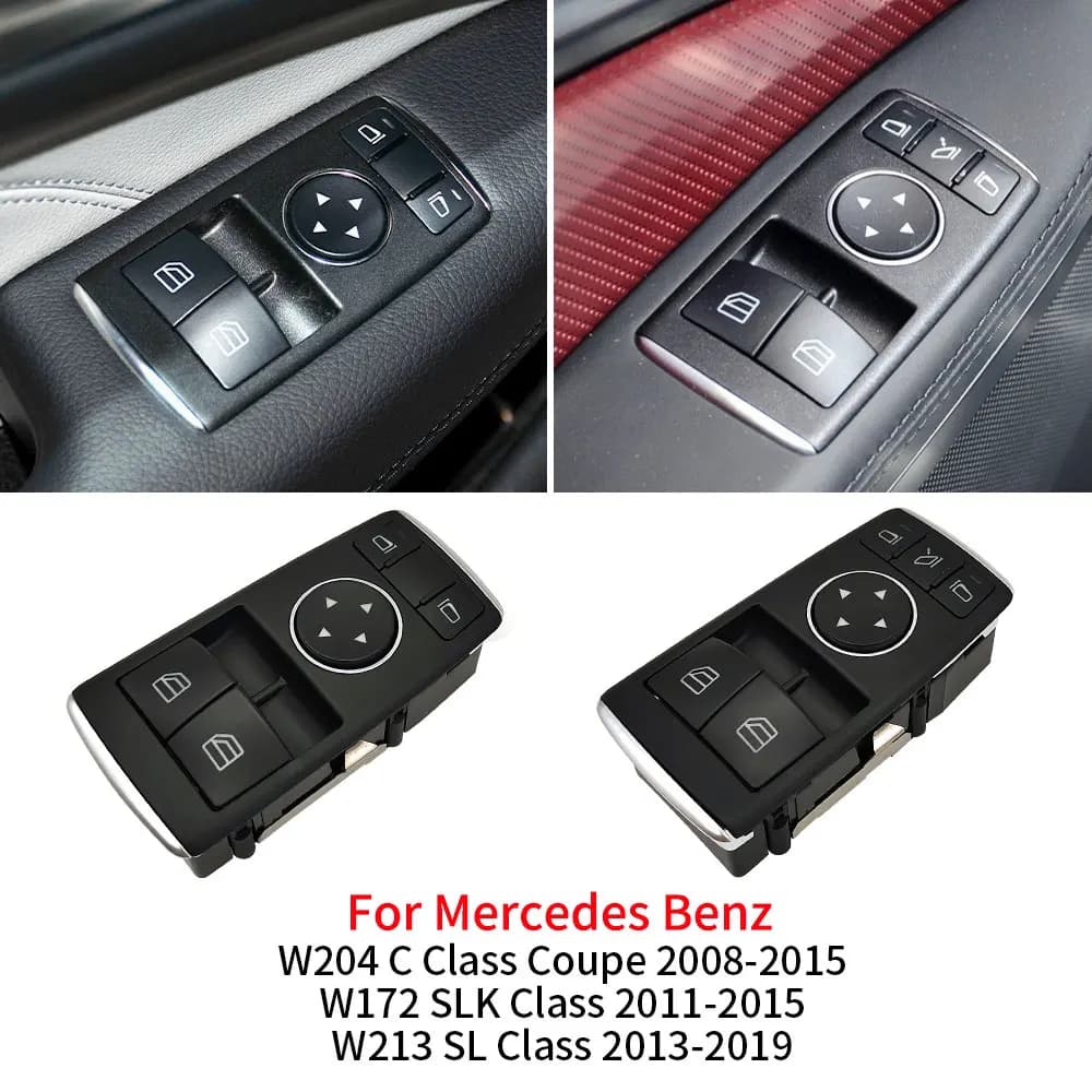 Pulsante interruttore alzacristallo elettrico per auto per Mercedes Benz W204 W172 W231 C SL SLK classe C200 C260 Coupe SL400 1729056800