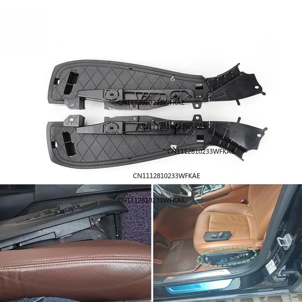 For BMW F10 F07 F02 G30 G12 Car Front Seat Side Bracket Plastic Cover For BMW 5 7 Series 520 525 535i 730 740 Auto Accessories