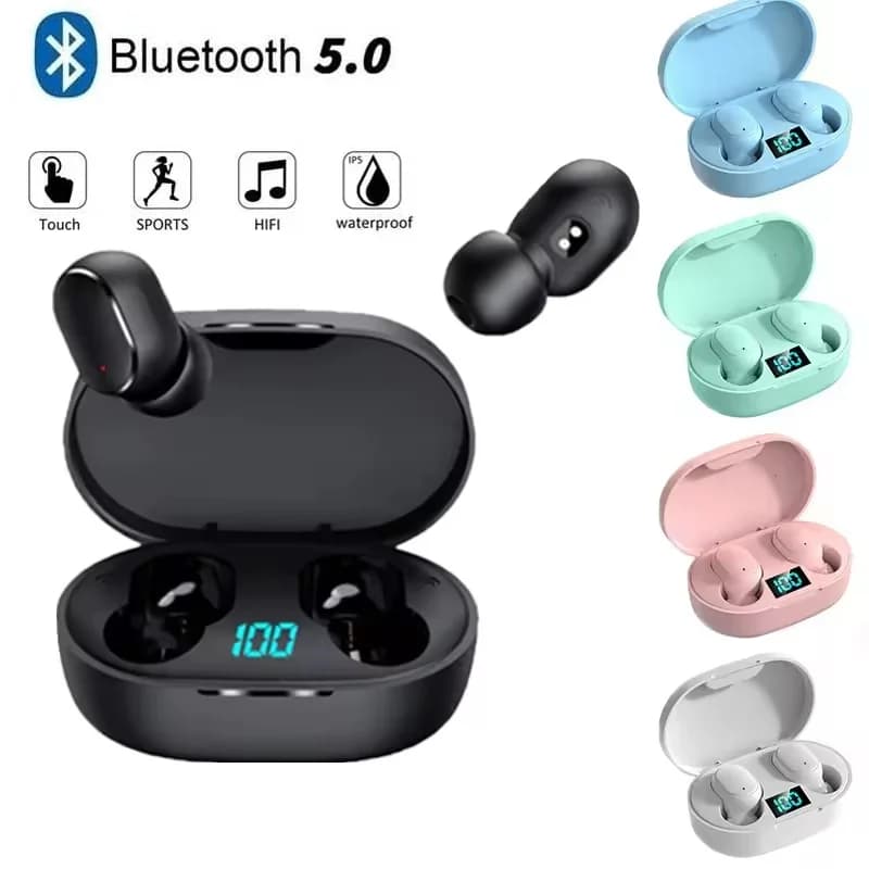 Wireless Bluetooth Headphone Over Ear HIFI Music Stereo Headset Noise Reduction Sport Earphone With Mic For iPhone Huawei Realme