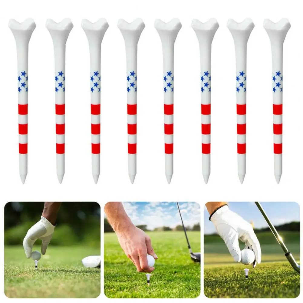 Tees da golf in plastica a 4 punte Tees da golf da 3-1/4" per ridurre l'attrito e la rotazione laterale e le prestazioni della massima distanza