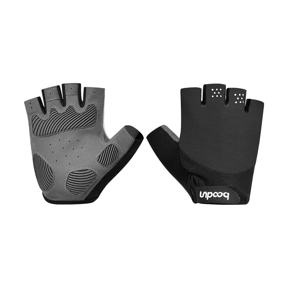 Guanti da Palestra Traspiranti Antiscivolo a Mezze Dita, Guanti Elastici Resistenti all'Usura per Sollevamento Pesi, Yoga, Fitness, Ciclismo