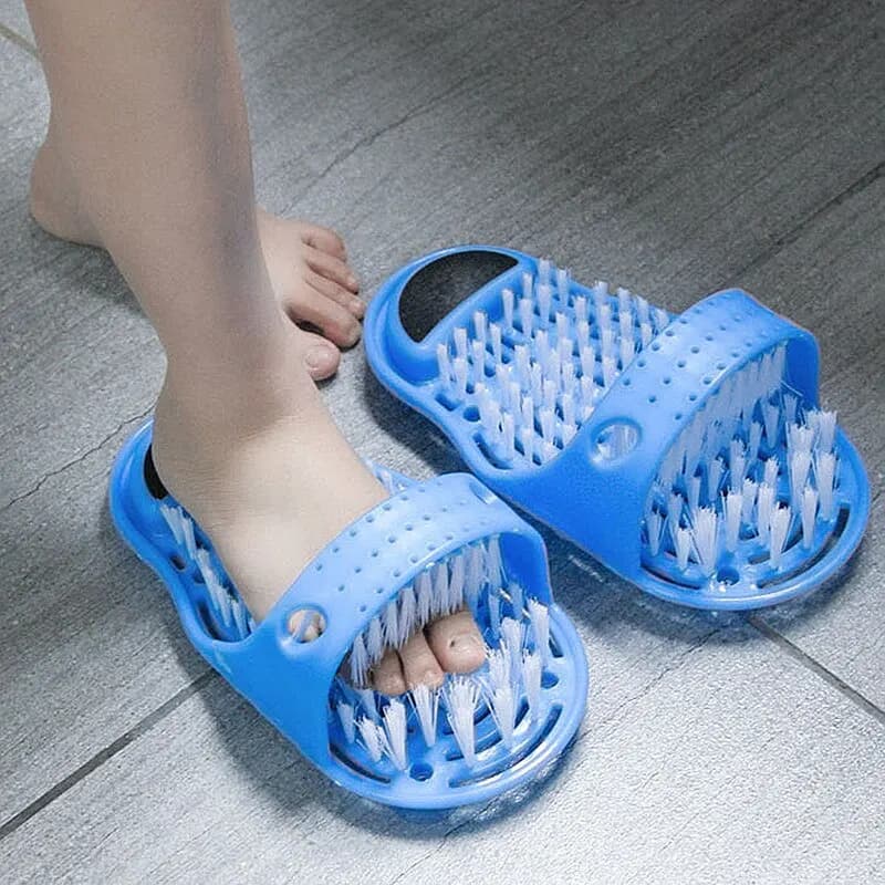High Reliability Shower Feet Detergent Scrub Foot Washer Massage Dead Leather Removal with Suction Cup for Hotel Bathroom