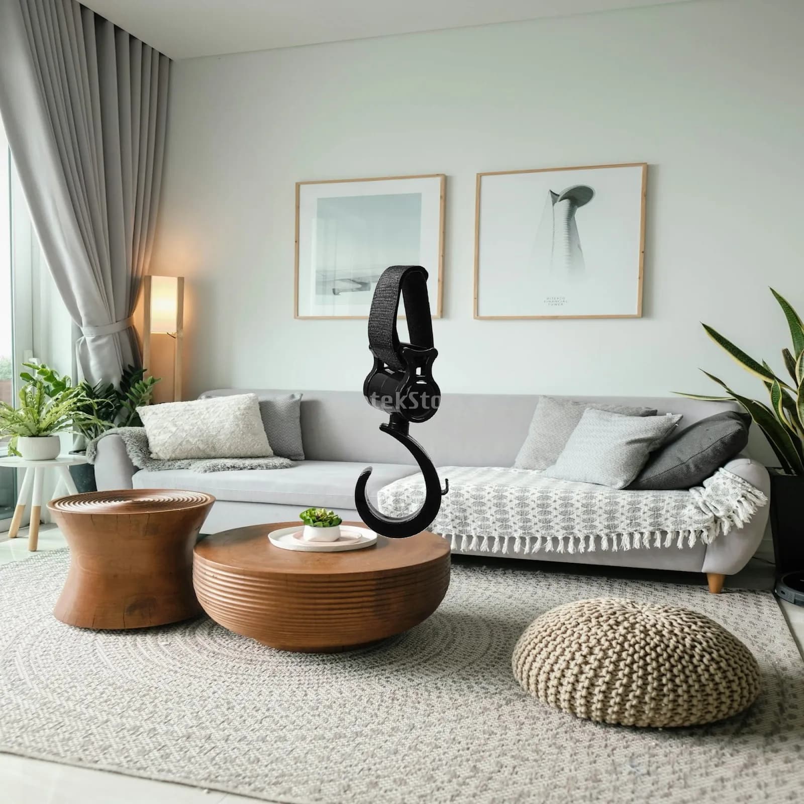 Strong Load Stroller Hook 360 Degree Rotating Pram Clip for Baby Carrier Bag Hanging Accessories Organizer