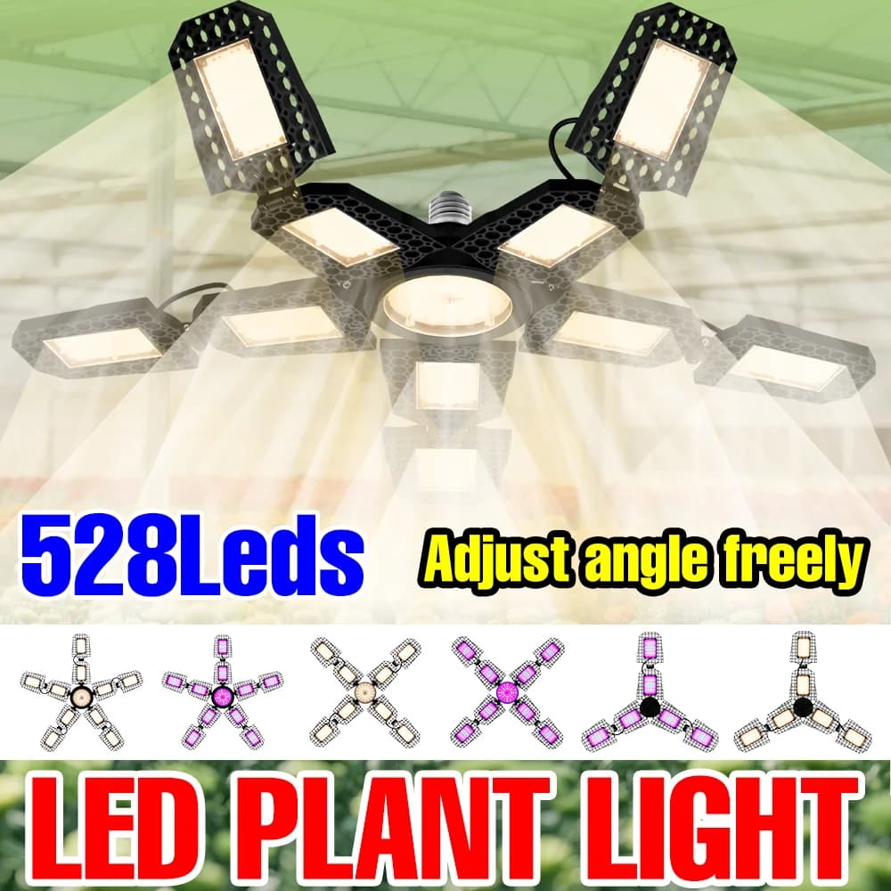 400W LED Grow Light Full Spectrum Plant Growing Lamp For Seed Starting Flower Fruits Vegetables Growth Cultivation Fill Lighting