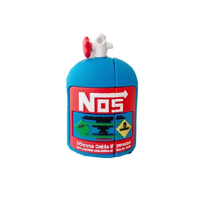 Per Apple Airpods 4 3 2 1 Airpods Pro 2 Custodia Cute Car NOS Sistemi di ossido nitroso Custodia per auricolari Custodia protettiva in silicone morbido