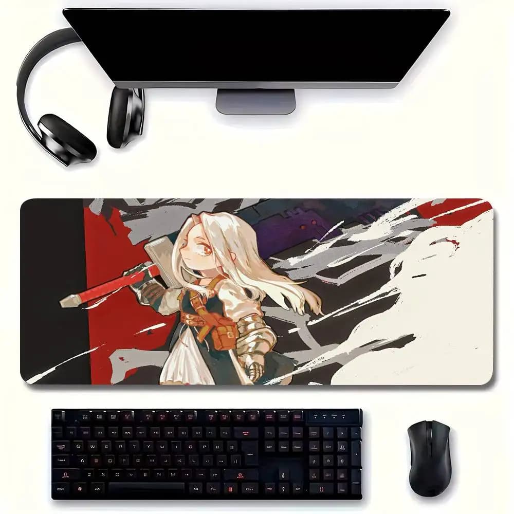 Eri Anime My H-Hero Academia Mousepad antiscivolo adatto per computer da ufficio, laptop, tappetini da scrivania per giochi e-sport, tastiera XXL