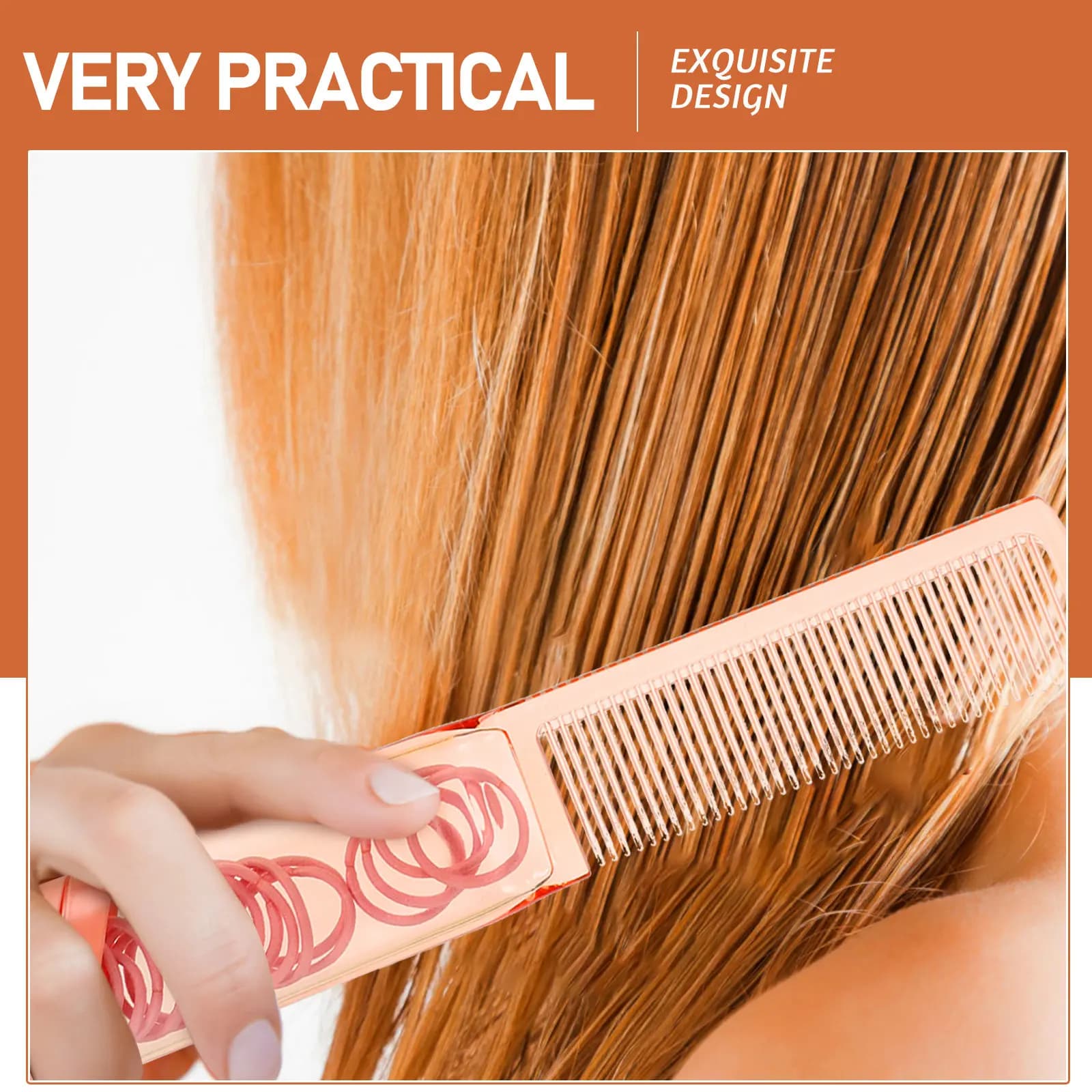 4Pcs Hair Straightening Comb Multifunctional Anti-Static Smooth Hairstyle Tool Detangling Scalp Massage Hairdressing Tool