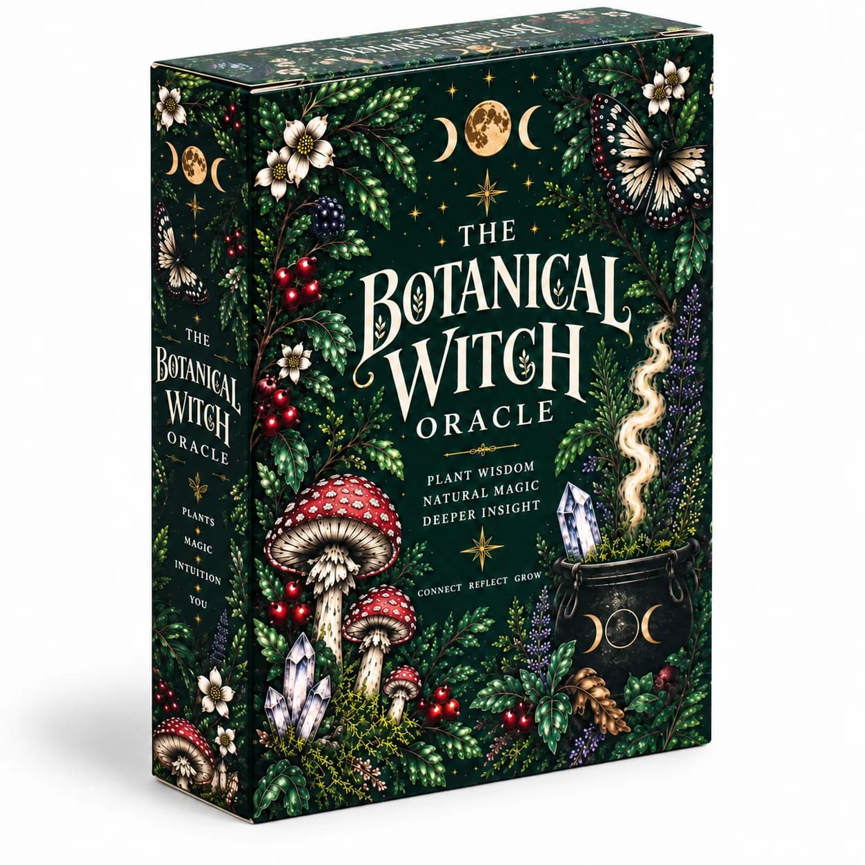 The Botanical Witch Oracle Deck Botanical Oracle Cards for Intuition Self Reflection Plant Wisdom Natural Magic Spiritual Guidan
