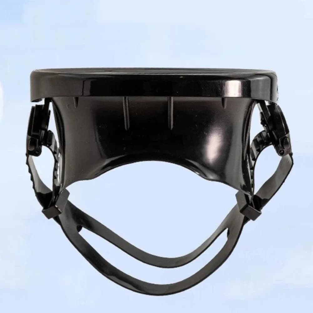PVC Fisherman's Goggles Waterproof Large Field of View Snorkeling Goggles Tempered Glass Adjustable Dive Set Equipment