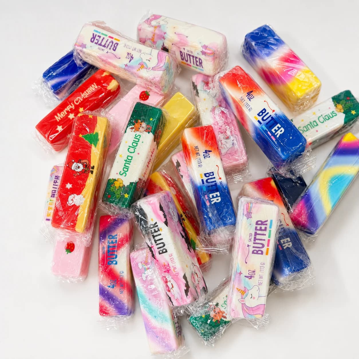 Butter Stick Squishy Toy PU Squeeze Fidget Toy Soft Stress Relief Sensory Toy Slow Rebound Stress Reliever