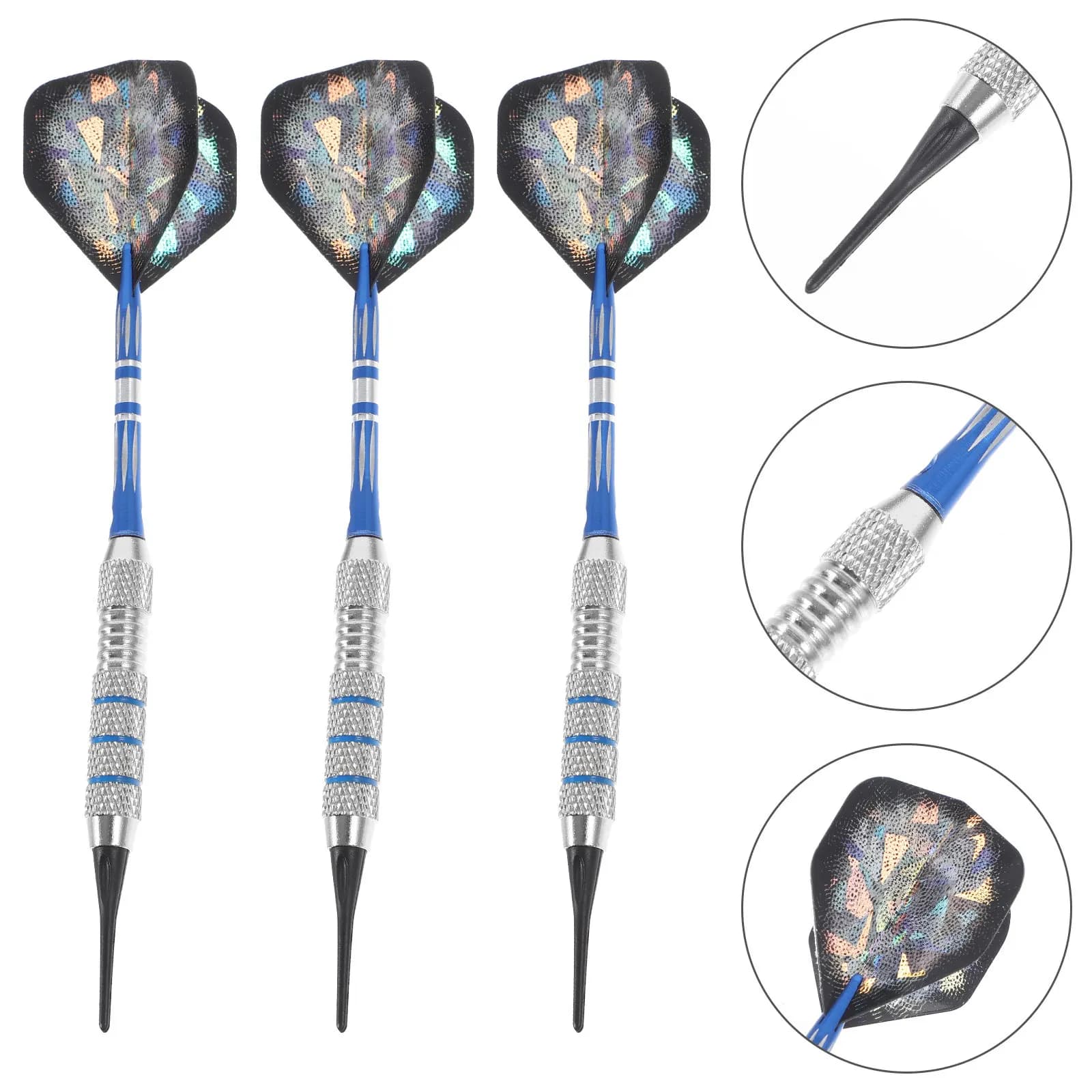 Set di 1 punta per freccette elettroniche in rame, riutilizzabile, leggera, in metallo, per giochi al coperto e all'aperto, accessori sportivi e per il tempo libero