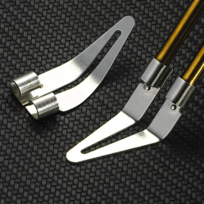 Car Bumper Repair Accessories Soldering Staples Plastic Welding Gun Triangle Heating Flat Head Plastic Welder Replacement Parts