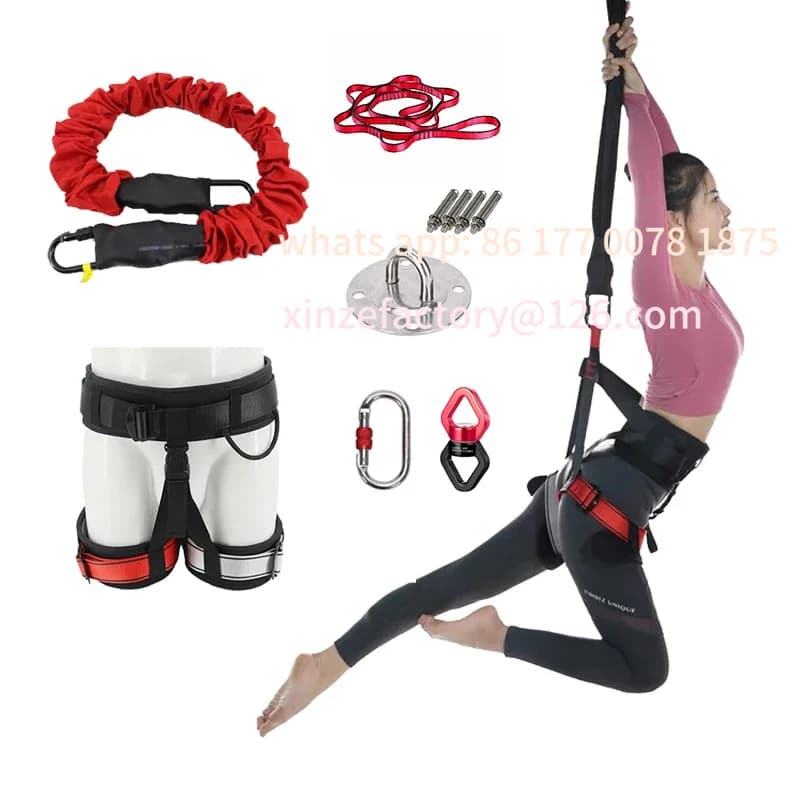 Full set customizable equipment for jumping air bungee 50 kg-100 kg rope for jumping yoga bungee