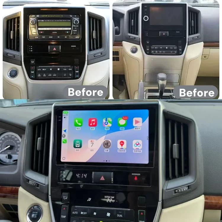 For Land Cruiser 200 LC200 2016-2022 10.1" Stere HD Screen Multimedia Player Car Radio Android 15 Carplay Display GPS Navigation