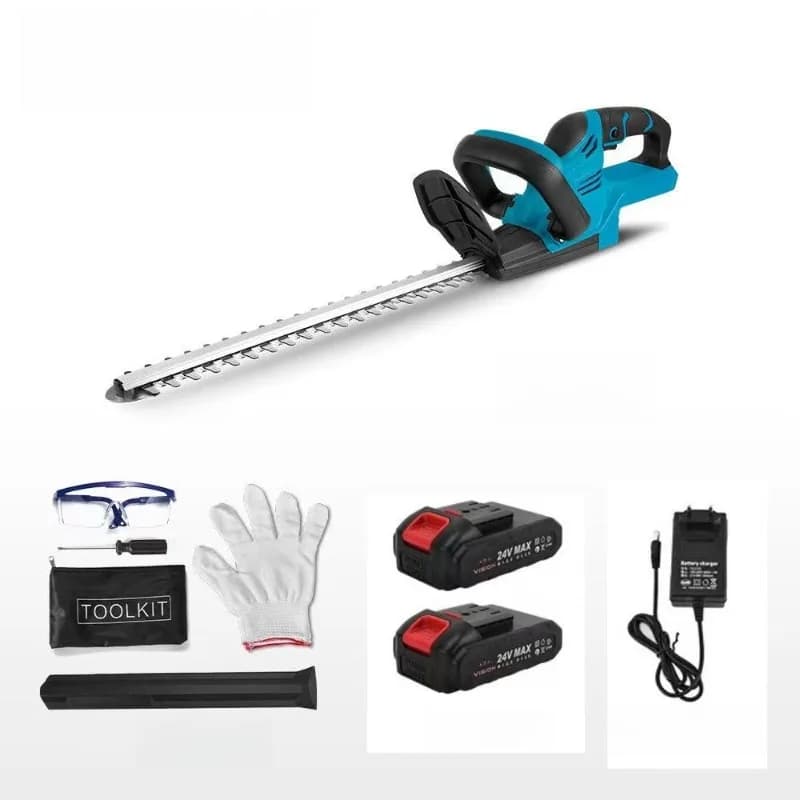 Tagliasiepi elettrico a batteria al litio senza fili per potatura, cesoie per siepi da giardino, tagliasiepi elettrico per la cura delle piante