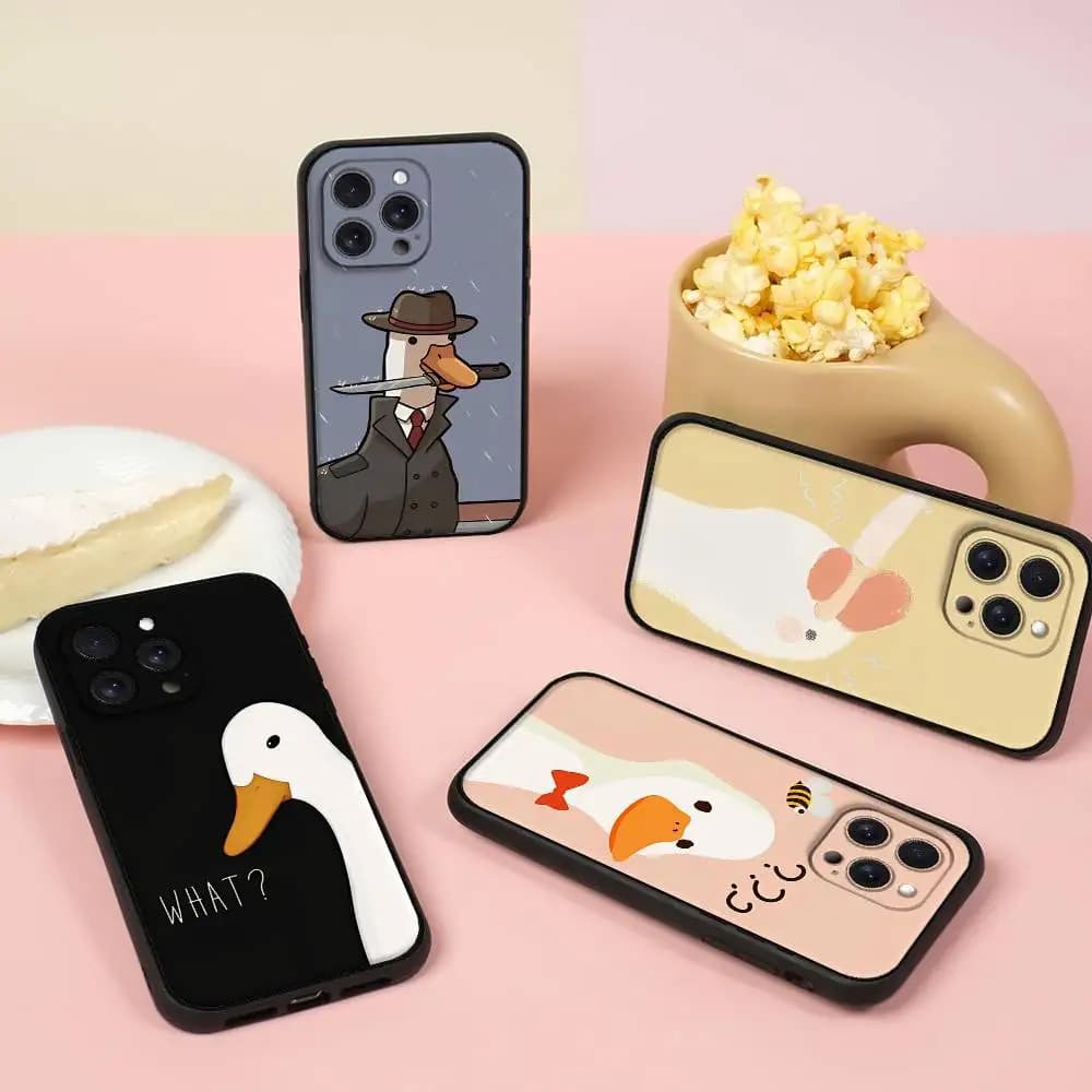 Custodia per telefono G-Go-ose-Game per iPhone 17 16 15 14 13 12 11 PRO MAX PLUS Mini in TPU morbido e delicato sulla pelle
