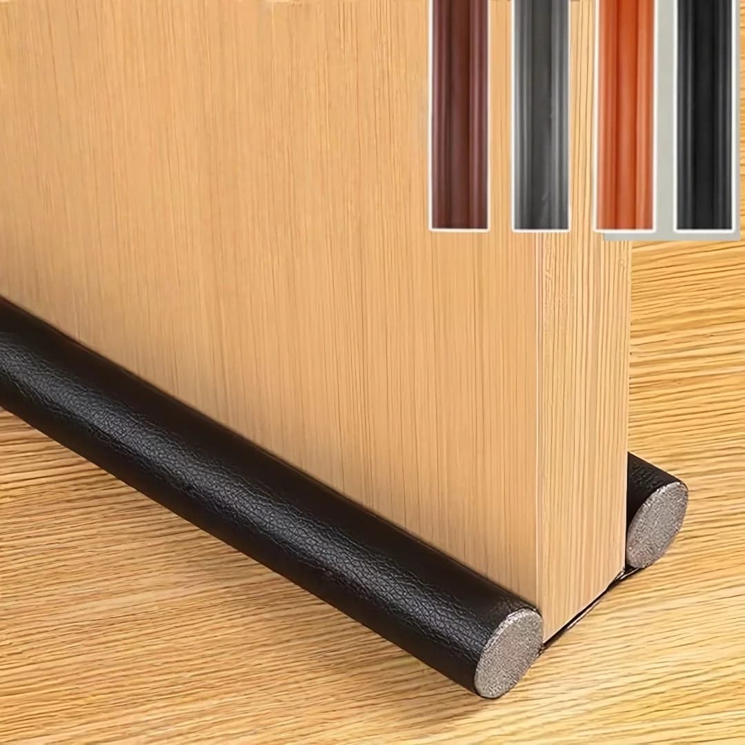 Door Draft Stopper, Door Sweep for Bottom of Door, Weather Stripping Door Seal Gap Filler Bottom Blocker Soundproofing Cold Air