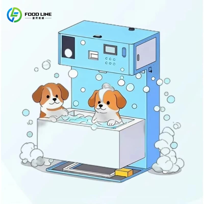 Stazione per l'igiene degli animali domestici con asciugacapelli Lavaggio per cani self-service con sistema di pagamento Forniture per animali domestici Toelettatura per cani Lavaggio spa Personalizzato