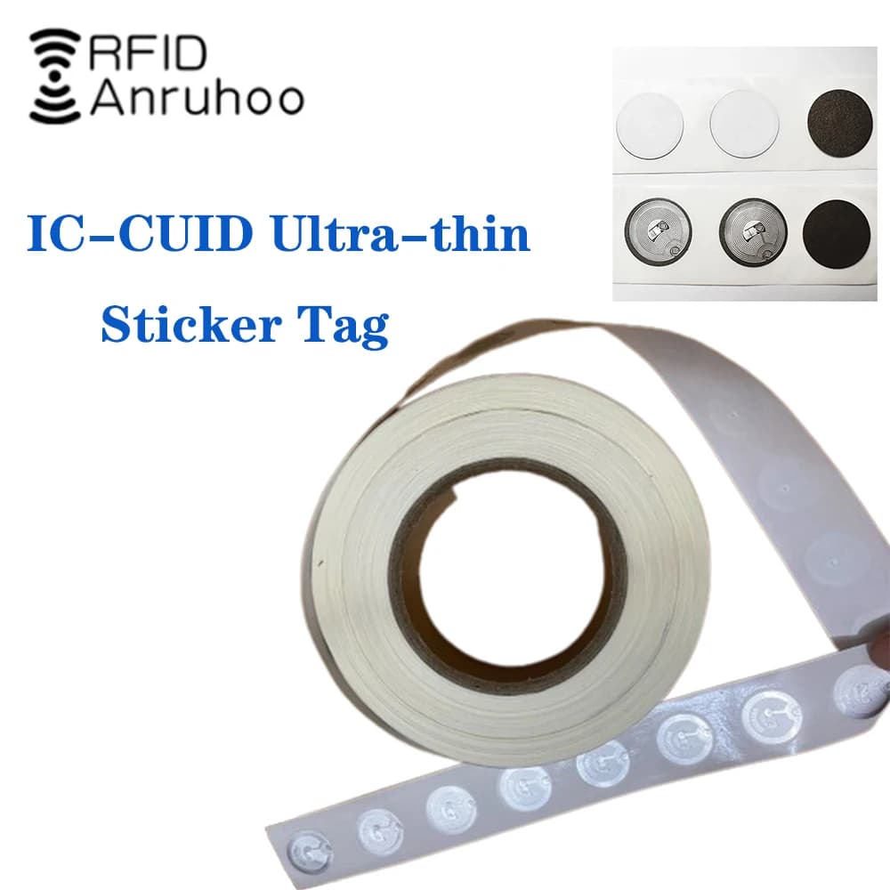 5/10/20 PCS Ultra Sottile Del Telefono Cellulare 13.56 mhz Adesivo CUID Smart Chip Card RFID NFC 25mm Tag 1K S50 Chiave Copia IC Badge Clone Scrivi