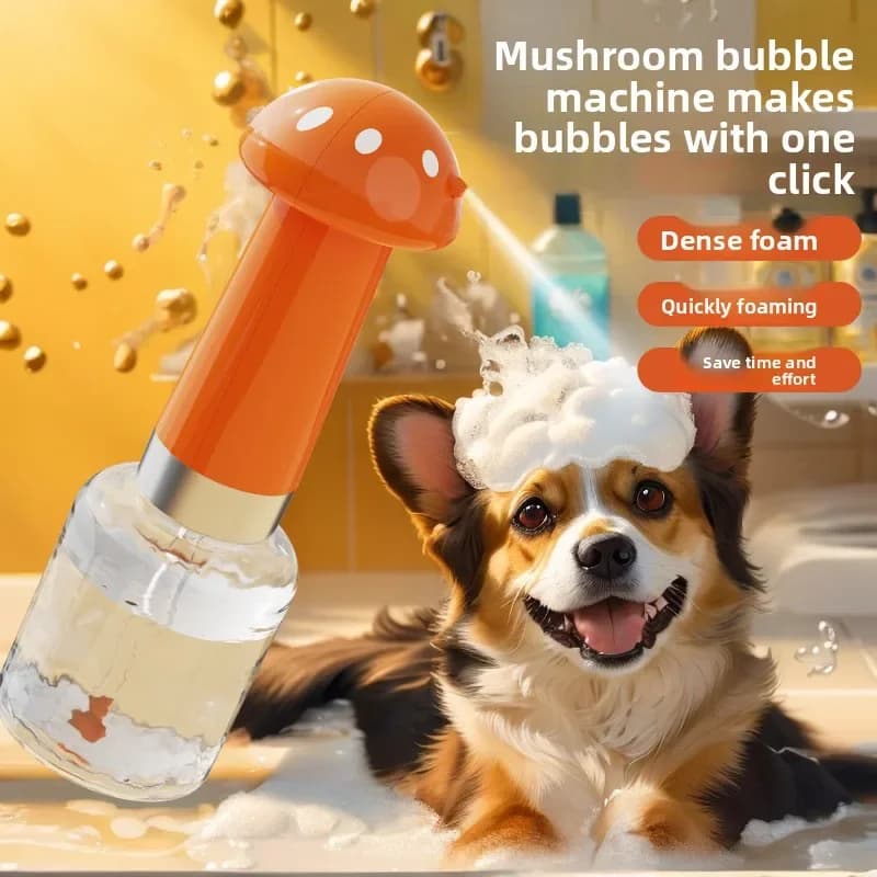 Pet Bubble Maker Automatic Soap Dispenser for Cats Dogs Rechargeable Smart Foaming Machine Pet Grooming Supplies