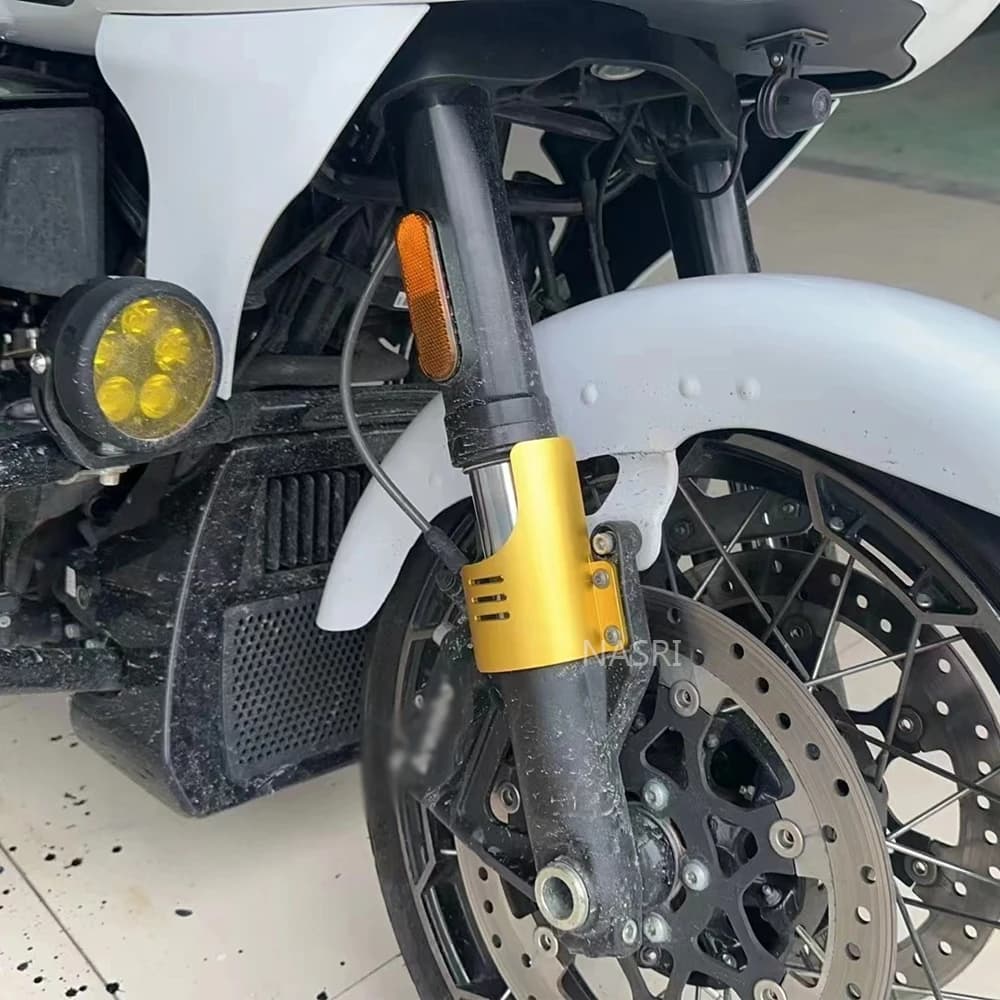 Accessori moto Radiatore Mento Copertura Faro Guardia Carenatura Laterale Per Harley CVO Road Glide FLTRXSE Road Glide/ST 2024