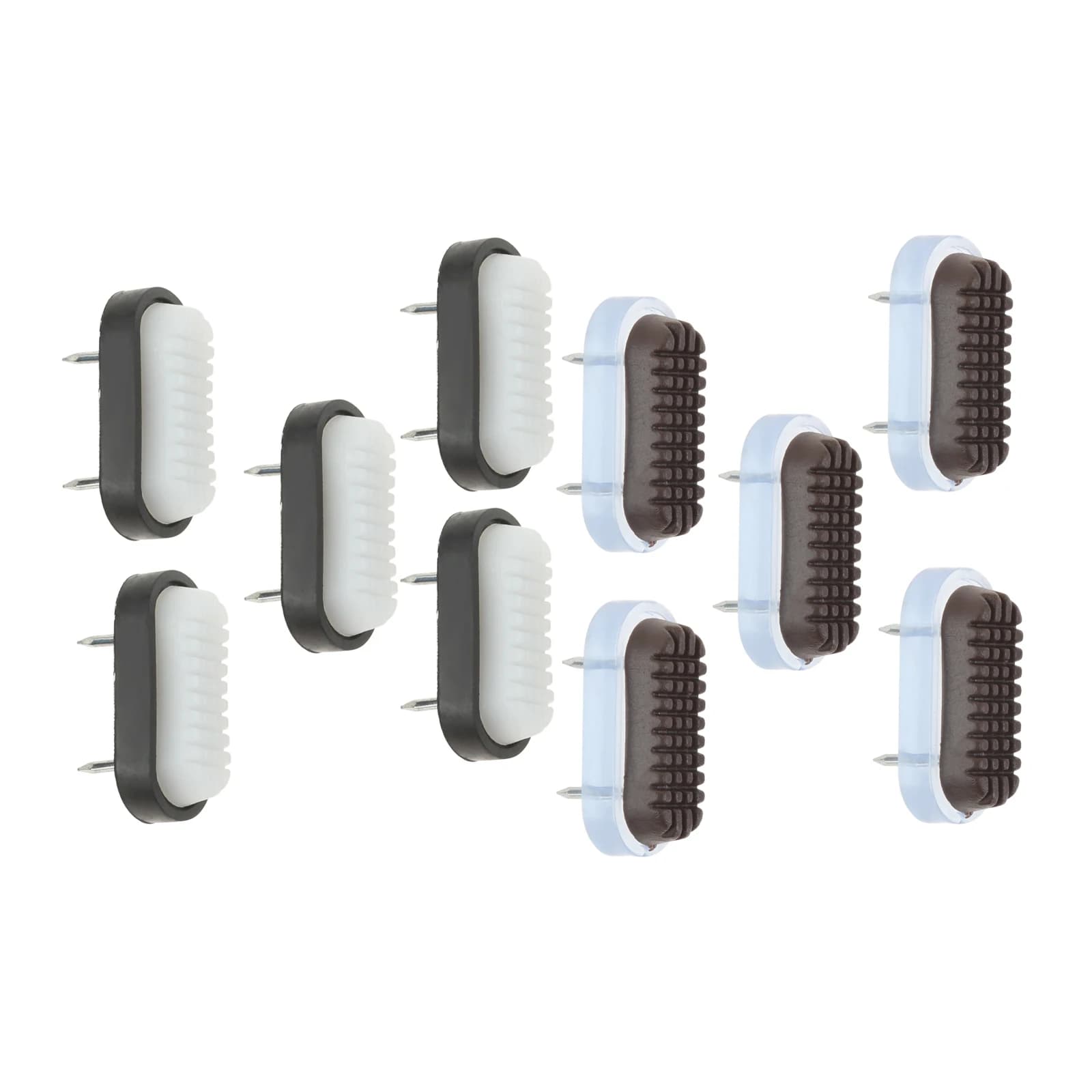 10 pz antiscivolo sedia piedi chiodi mobili Leg Pads mobili cursori protezioni per pavimenti per tavolo scrivania divano Cabinet Leg Glides