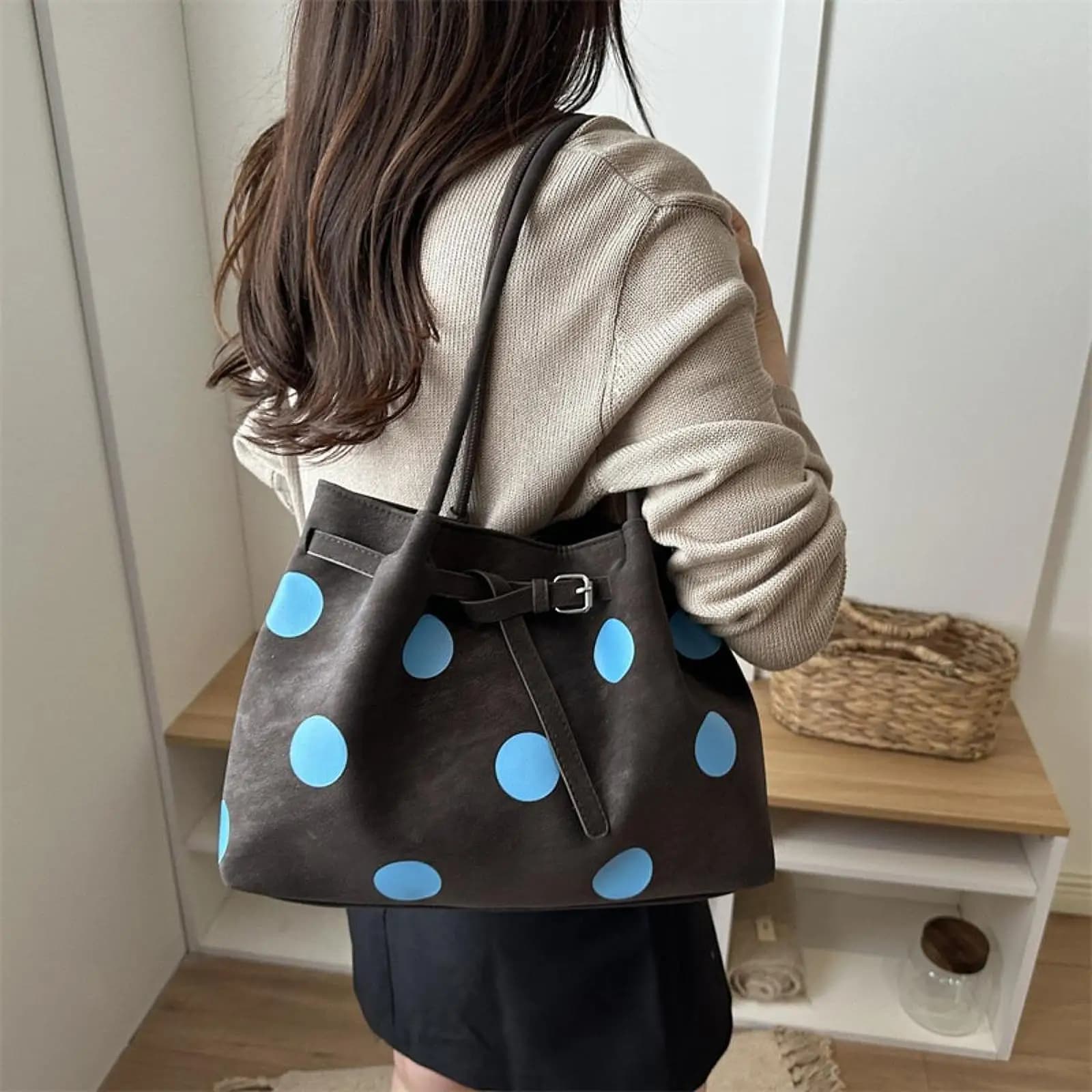 Borsa Tote da Donna Elegante e alla Moda in Pelle PU, Borsa a Spalla per Pendolarismo, Feste, Viaggi, Vacanze, Compleanno
