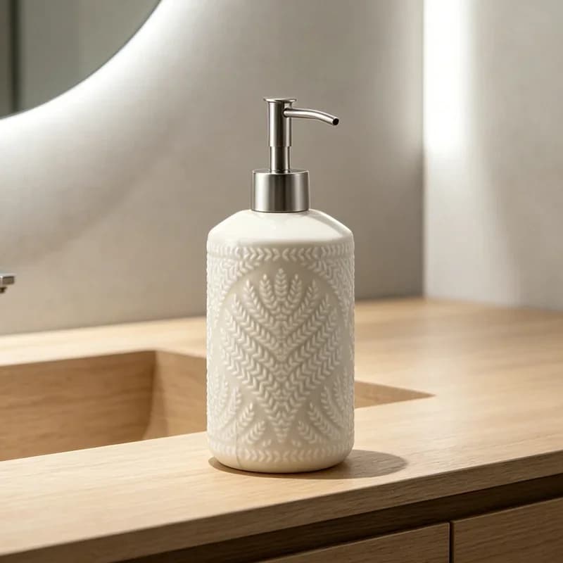 550ml soap dispenser luxury ceramic hand sanitizer bath gel shampoo bottled separately hotel home stay lotion press bottle