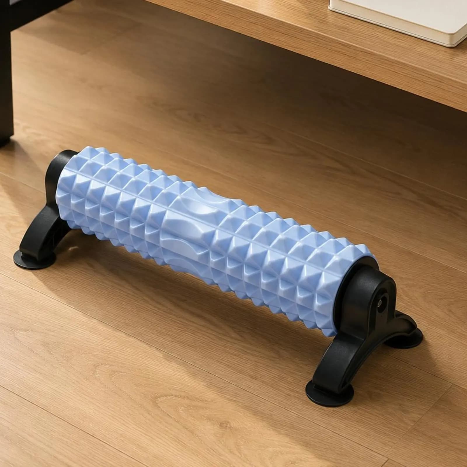 Rullo in Schiuma Staccabile per Massaggio Muscolare, Attrezzatura Fitness con Base a Ventosa per Gambe, per Casa e Allenamento