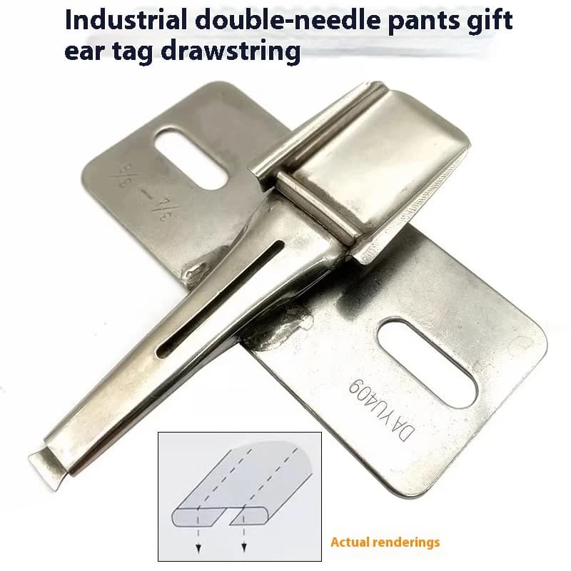 Industrial Belt Attachment | Double Needle Folder Daewoo 409 - Guide for fabrics with edge for belts