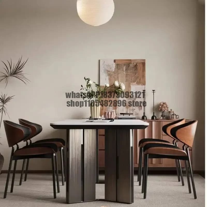 Style Items Dining Tables Legs Designer Unique Expandable Set Dining Tables Modern Extending Nordic Mesas Comedor Furniture Home