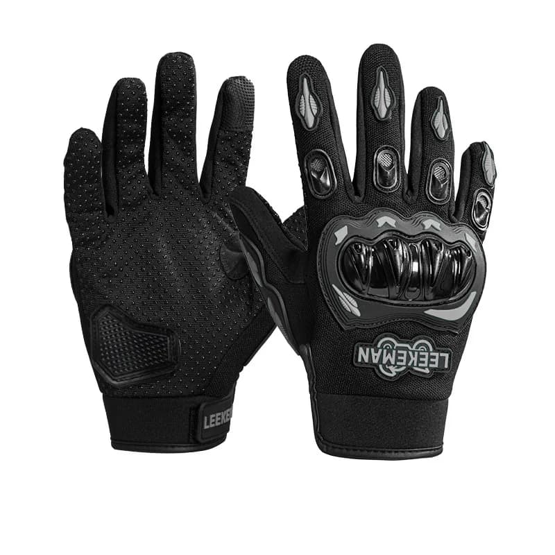 Guanti da ciclismo traspiranti e traspiranti, guanti da moto fuoristrada a dita intere touchscreen, guanti da mountain bike da esterno