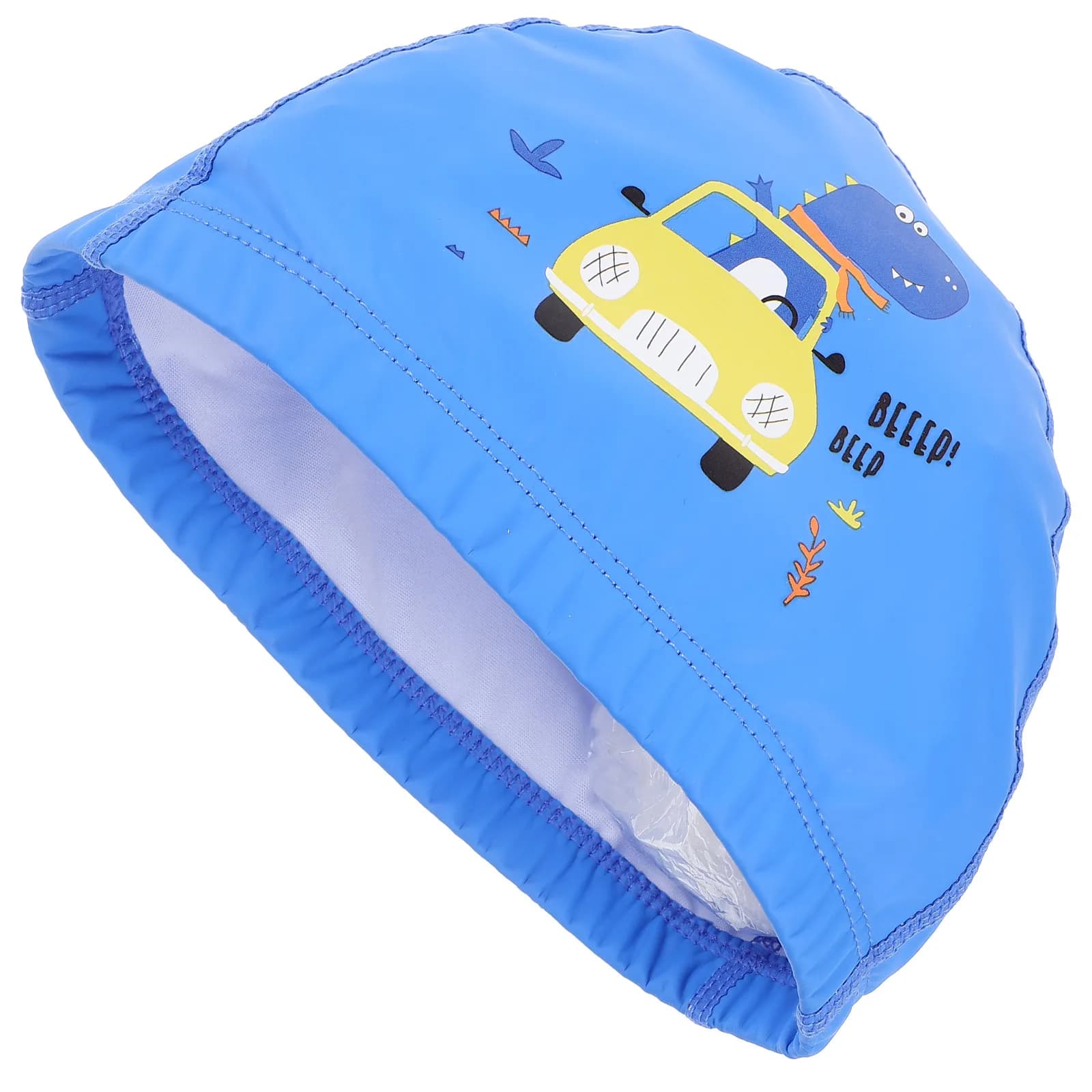 Cuffia da Nuoto per Bambini con Protezione per le Orecchie, in PVC Elastico, Impermeabile e Traspirante, con Design a Cartone Animato