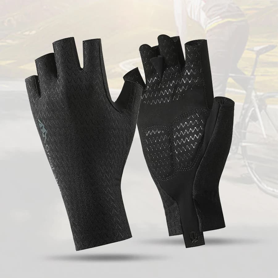 Outdoor sports gloves for men and women cycling, breathable cycling gloves shock absorbent, anti-slip and half fingers