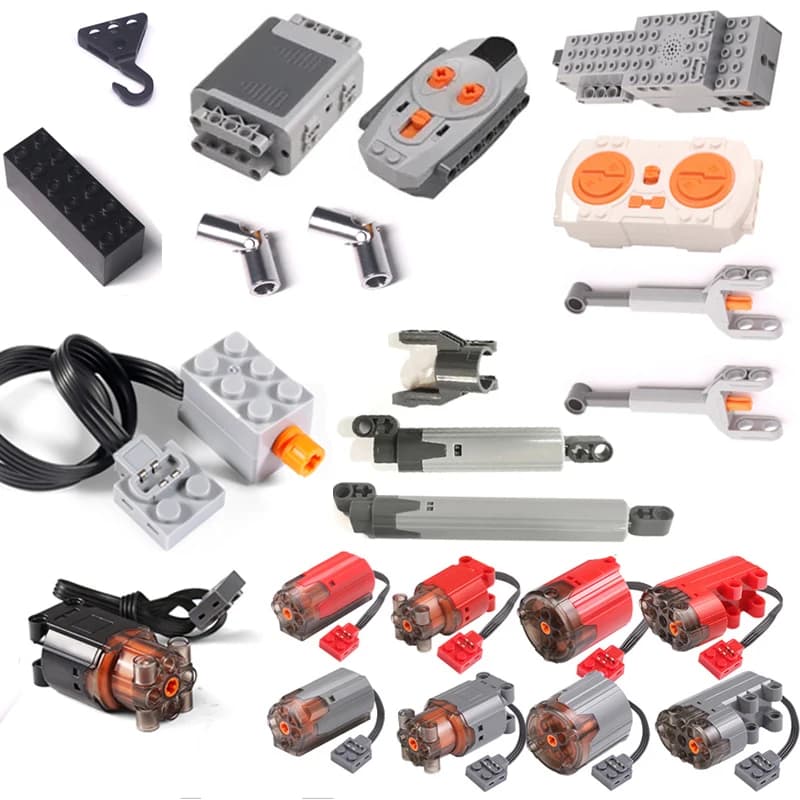 Micro-Motore Mattoni Giocattoli 61927 92693 Push Rod Train Monster Servo Compatibile Con Parti LEGO Giunto Universale PF Blocchi di Costruzione