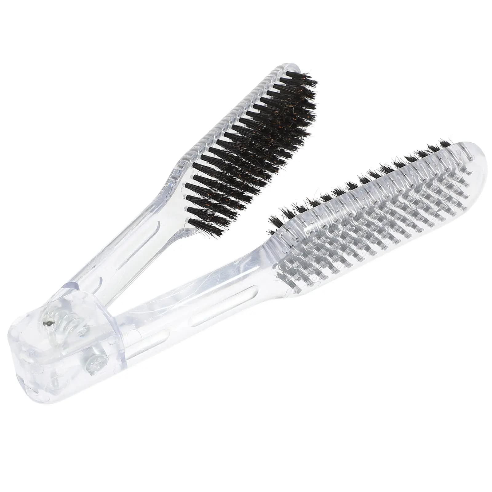 Lightweight Compact Hair Straightening Comb V Shape Sturdy Comfortable Grip for Salon Home Use Straightener Brush for All Hair