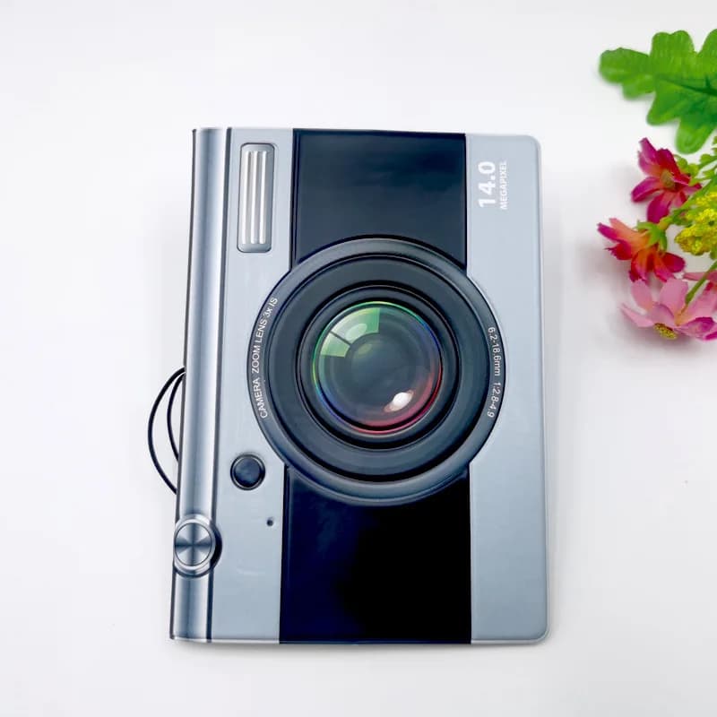 Accessori da viaggio porta passaporto modello fotocamera con ID aziendale Slot per carta di credito Custodia protettiva per passaporto