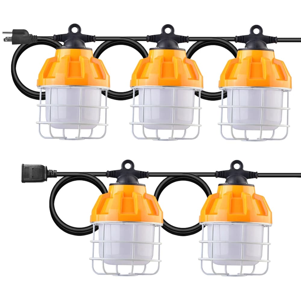 Nuovi Arrivi 2022: Lampada LED Impermeabile per Cantieri Edili Esterni Estivi, Luci a Stringa Super Luminose