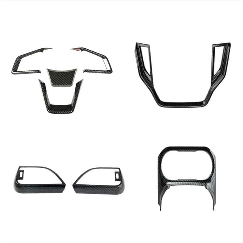 AC54 Carbon Fiber for Subaru Outback Legacy 2021-2023 Central Console Navigation + Side AC Flute + Wallet + Cover