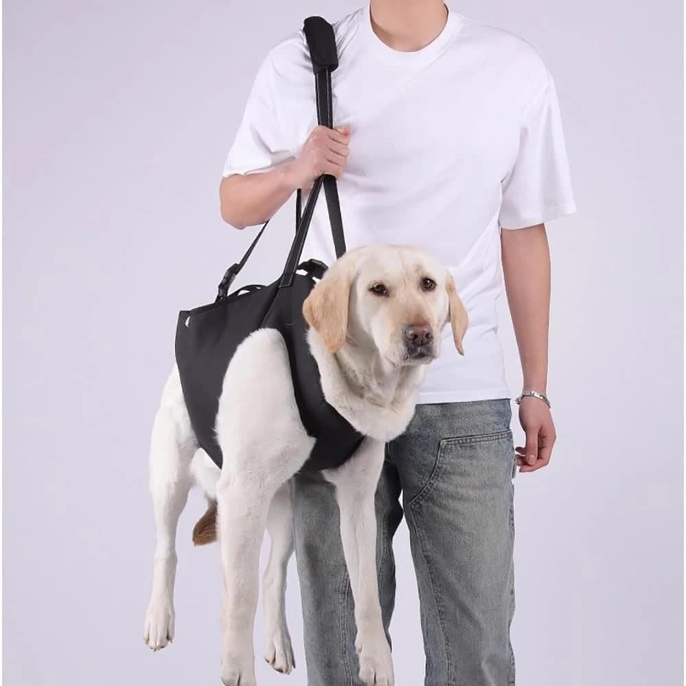 Adjustable Strap Dog Lift Harness Portable Thicken Handle Dog Sling Carrier Soft Lining Legs Support Pethome furnishings