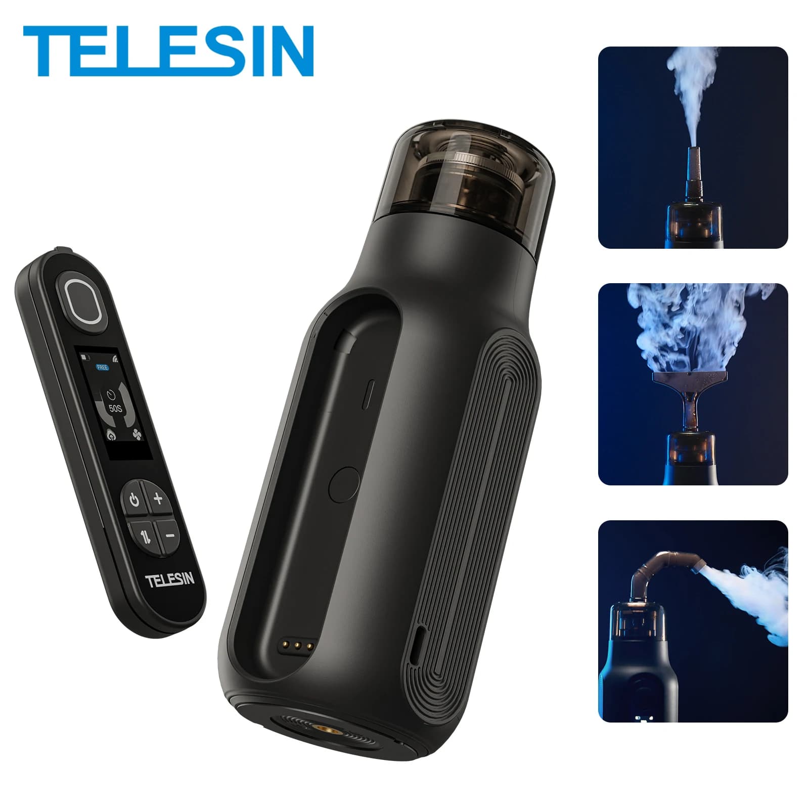 Macchina per il fumo fotografica TELESIN Macchina per il fumo portatile con effetto fumo remoto con nebulizzatore telecomandato per riprese video