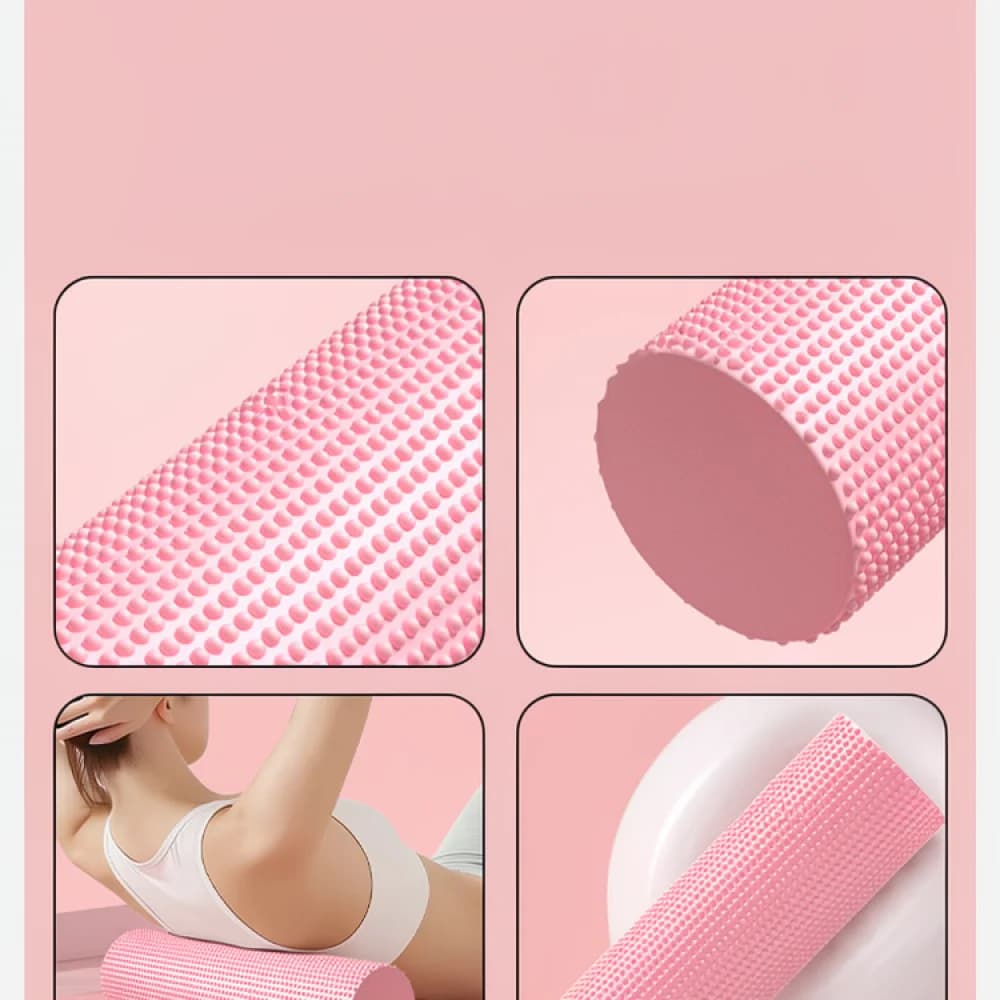 High Density EVA Yoga Foam Roller Pilates Column Muscle Massage Tool Fitness Equipment Body Stretching Training Deep Tissue