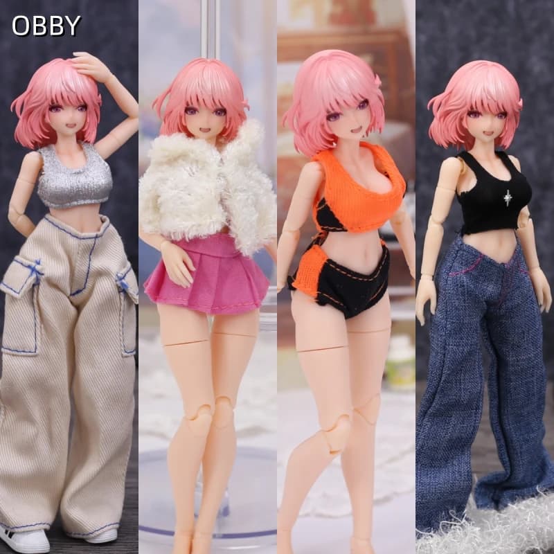 1/12 Scale Muitiple Style Bikini JK Skirt Fit Snail Shell Romankey Crazy Figure Soldier Action Figure Body Dolls