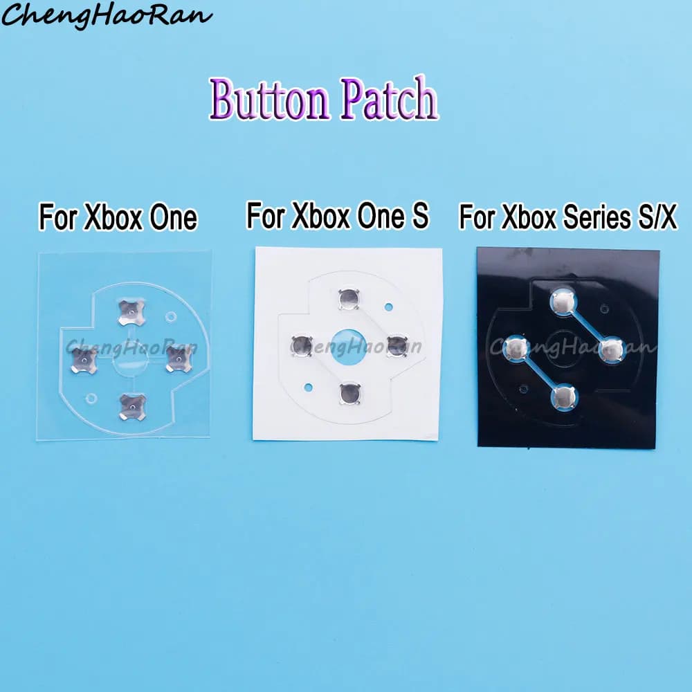 1 pezzo Per Xbox One S Controller D Pad Bottoni Adesivo con pellicola conduttiva a cupola in metallo per Xbox Series SX Sostituisci le parti di riparazione