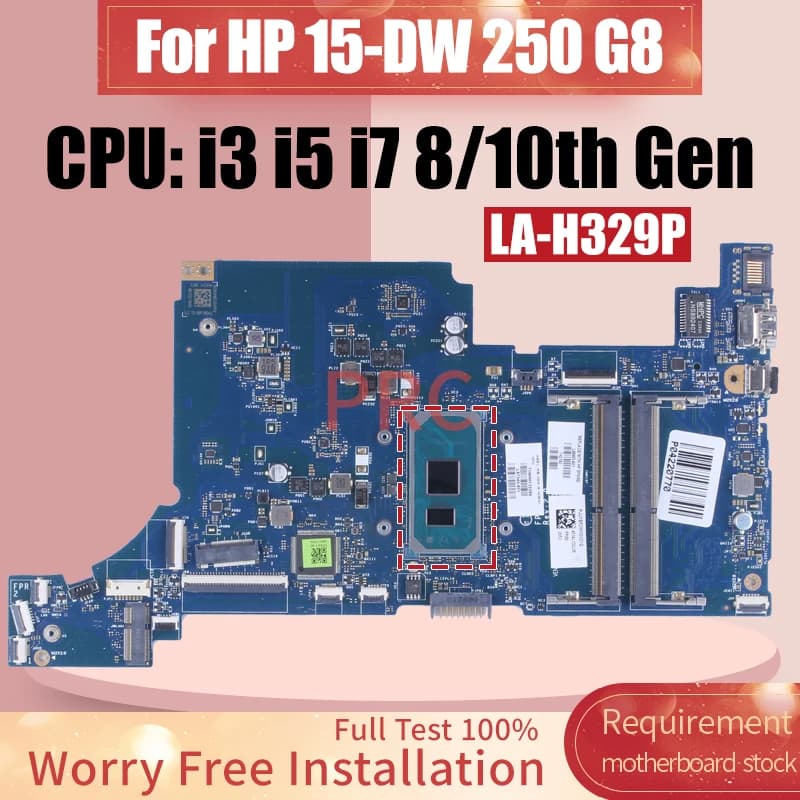 FPI50 LA-H329P Per HP 15-DW 250 G8 Scheda Madre Del Computer Portatile i3 i5 i7 8/10th Gen L86465-601 L86470-601 L51985-601 Scheda Madre del Notebook