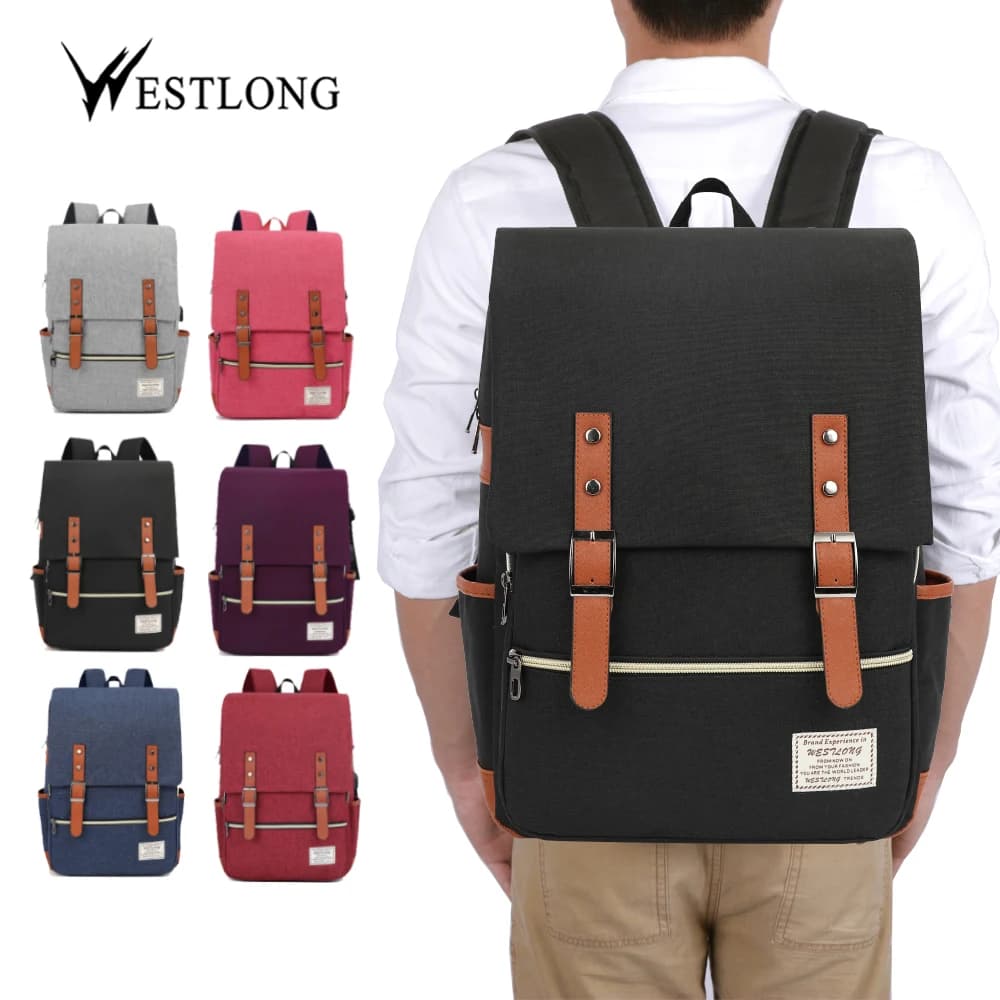 Zaini per laptop casual da uomo per adolescenti Moda maschile Mochila Escolar Feminina Boy Zaino da viaggio Borsa impermeabile 3T52